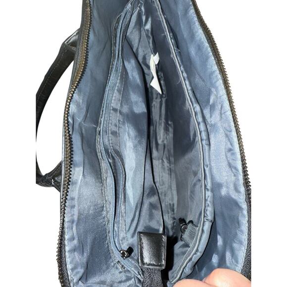 Ashbury by Spector & Co. Unisex Laptop Case Tote Shoulder Bag Black Briefcase - Picture 3 of 6